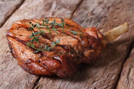 Grilled Pork Rib Chop